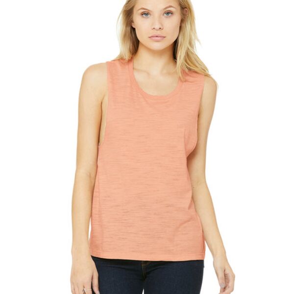 Ladies' Bella Flowy Scoop Muscle Tank Thumbnail